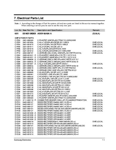 Samsung SV-A20 21 30 40XK SV-200 201 203 205XK SV-A20 21 30 40XK SV-200 201 203 205XK.part3